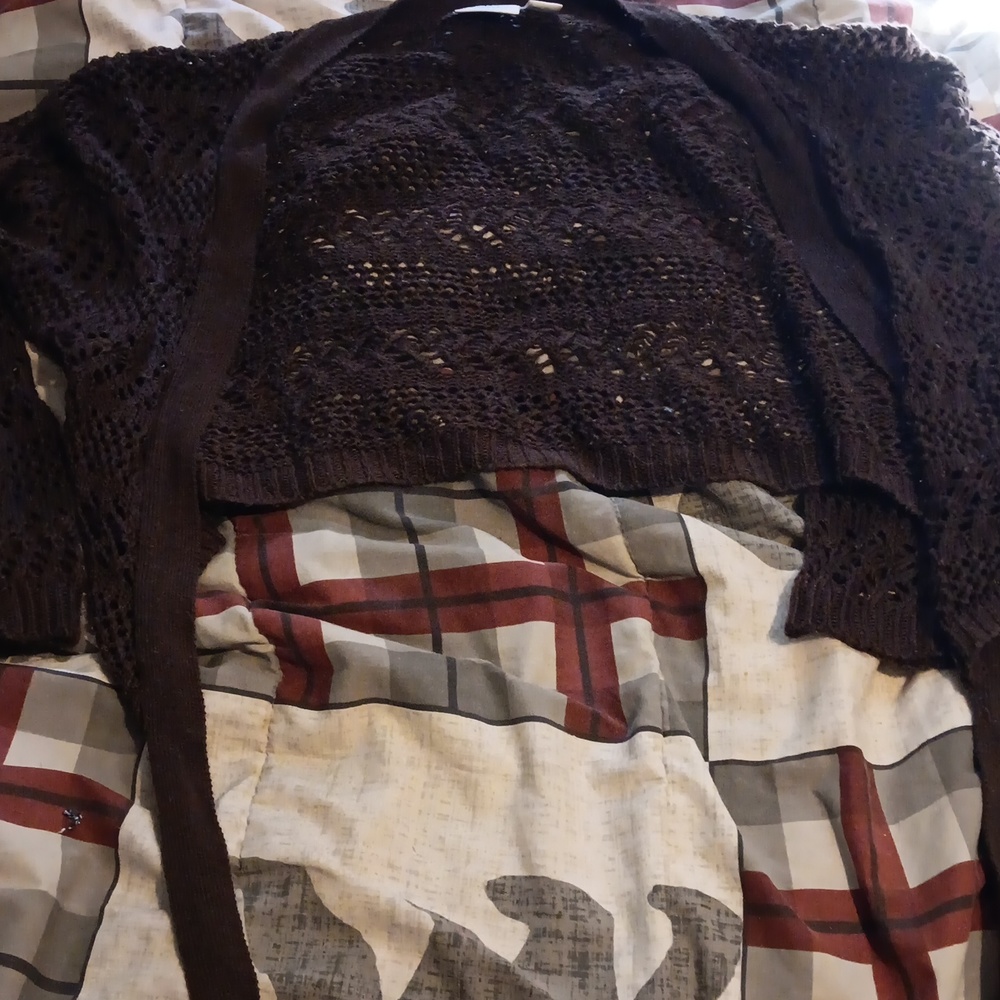 Brown Crop top